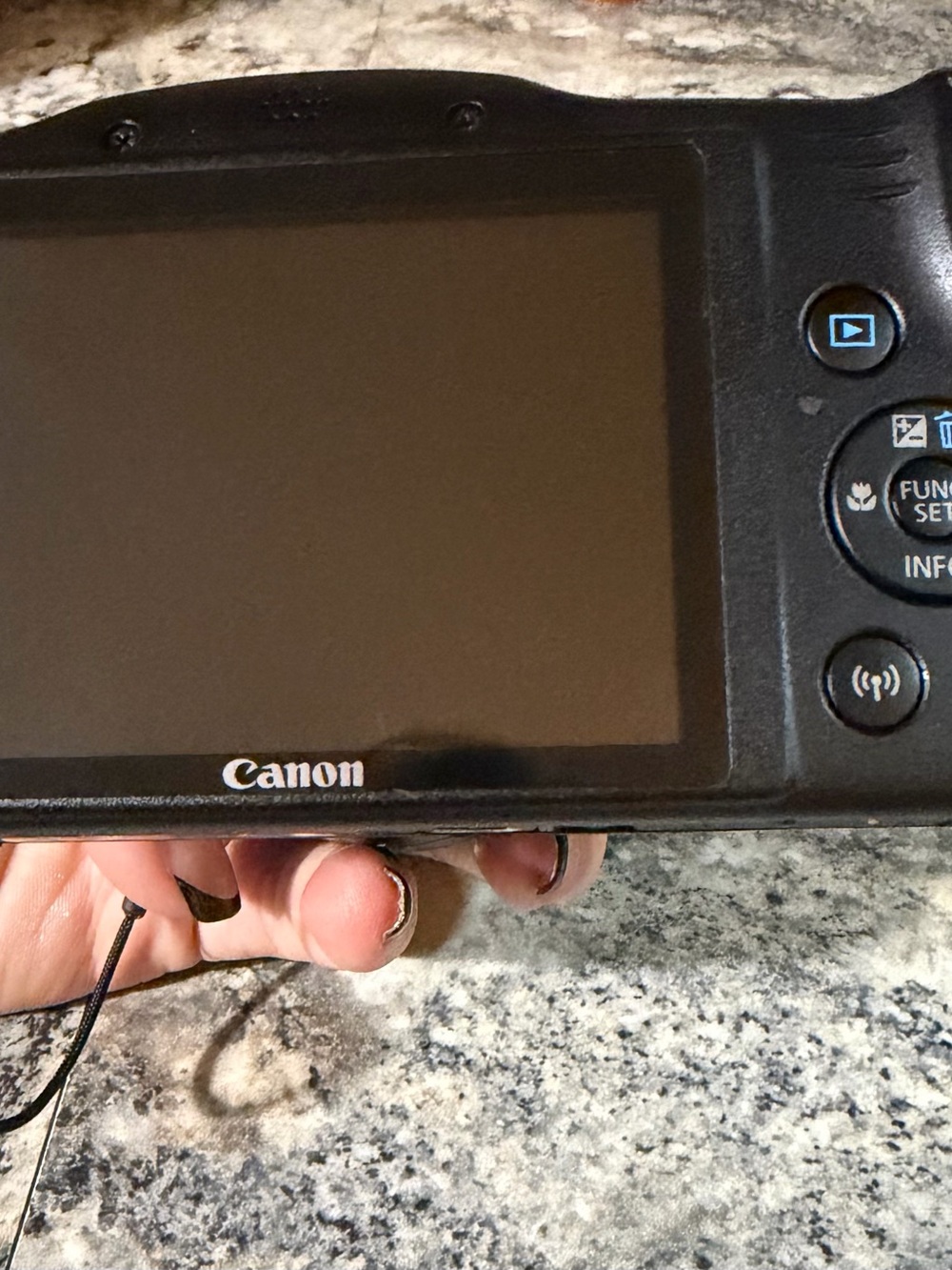 Canon Black Bridge Camera with Case, Strap and Spare Battery - Picture 3 of 4